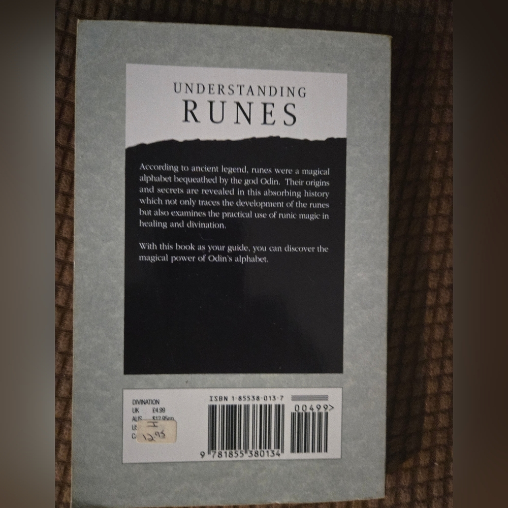 Understanding Runes Book by Michael Howard - Picture 2 of 2